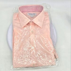 Tommy John Dress Shirt Men 15.5 34/35 Stay Tucked Slim Fit Button Up Long Sleeve
